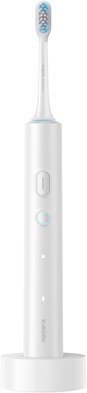 XIAOMI Smart Electric Toothbrush T501, AI-Precision Sonic with App, 64,000 Vibrations/Min, 30 Custom Modes, 150-Day Battery, IPX8 Waterproof, Pearl White