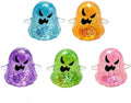 5 Pack Halloween Spooky Super Soft Stress Balls | Squishy Sensory Squeeze Toy Relief Fidget Gift for Women Men Horror Holiday & Birthday Gift Party Favor(#1)