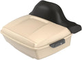 Advanblack Road Glide Tour Trunk Pack Sand Camo Denim King Tour Trunk Pack Luggage +Wrap-Around Backrest Pad for '97-'25 Harley Touring Road King Street Glide Electra Glide CVO Models