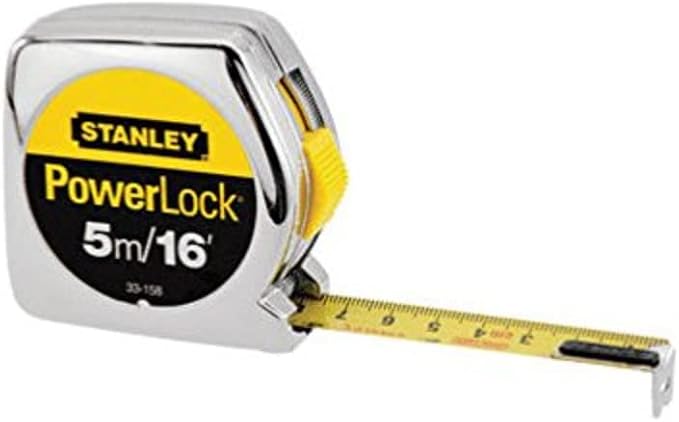 Stanley 33-158 Measuring Tape, 16 Ft L Blade, 3/4 Inch, 3 Pack
