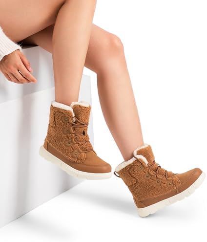 DREAM PAIRS Women’s Lace Up Ankle Snow Boots