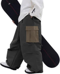SNOWVERB Loose Fit Snowboard Leopard Ski Snow Baggy Pants for Men and Women