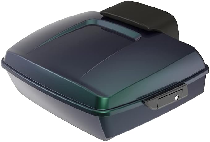 Advanblack Road Glide Tour Trunk Pack Snake Venom Chopped Tour Trunk Pack Backrest Pad for '97-'25 Harley Touring Road King Street Glide Electra Glide CVO models