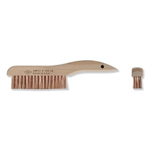 Safety Tools B-399 Brush with Scratch Shoe Handle, Non-Sparking, Non-Magnetic, Corrosion Resistant