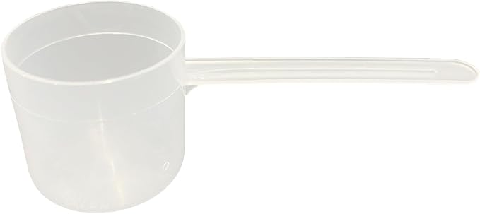 67 mL (67 CC | 2.27 Oz.) Long Handle Plastic Measuring Scoop for Coffee, Protein Powder, Pet Food, Spices, Grains, Dry Goods – Food-Grade BPA-Free (Pack of 25)