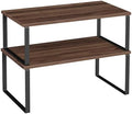 SONGMICS Cabinet Organizer Shelf, Set of 2 Spice Rack, Kitchen Storage