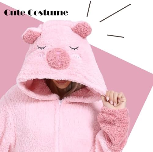 Adult Onesie Pajamas Animal One Piece Costume Halloween Cosplay for Women Men