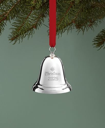 Reed & Barton 2025 Sterling Silver Christmas Bell Hanging Ornament