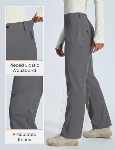 baleaf Women’s Winter Softshell Pants Fleece Lined Snow Pants
