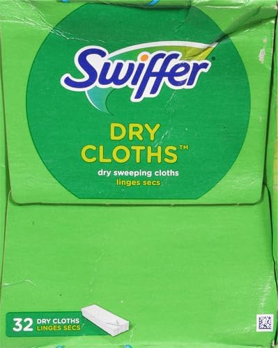 Swiffer Sweeper Dry Sweeping Pad,Multi Surface Refills for Dusters Floor Mop,with Febreze Lavender,32 Count (Pack of 4)