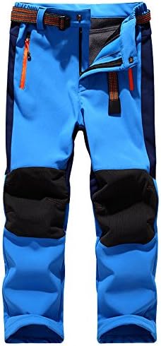 Jessie Kidden Kids Boys Girls Youth Waterproof Hiking Ski Snow Fleece Pants