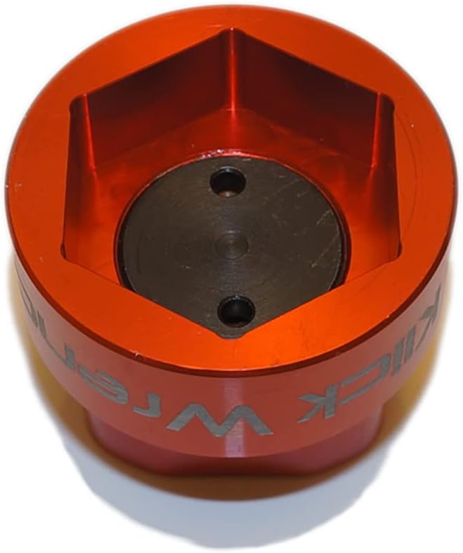 32mm Hex Socket 2 Stage Torque Limiting Oil Filter Wrench Red 6061-T6 Billet Aluminum