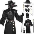 Spooktacular Creations Halloween Men Plague Doctor Costume Set, Adult Plague Doctor Accessories Costume for Halloween Cosplay