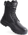 Men's Military Tactical Work Boots with Side Zipper, Puncture Resistant, Desert Combat, Army Jungle, 8 Inch Lightweight Hiking Boots
