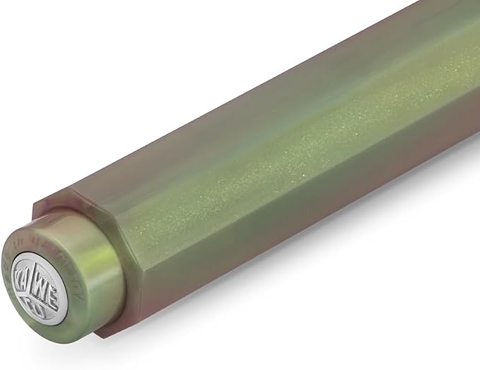 Kaweco LUNAR SPORT Ball Pen Shadow Green I Retractable Ballpoint Pen with Standard D1 Refills I Exclusive Ball Pen 10.7 cm