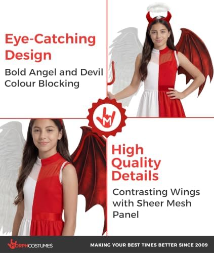 Morph Devil Angel Costume For Girls, Girls Halloween Costumes for Kids