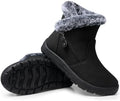 SHIBEVER Winter Snow Boots for Women: Waterproof Ankle Warm Fur Lined Boot