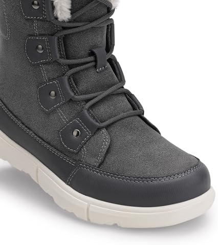DREAM PAIRS Women’s Lace Up Ankle Snow Boots