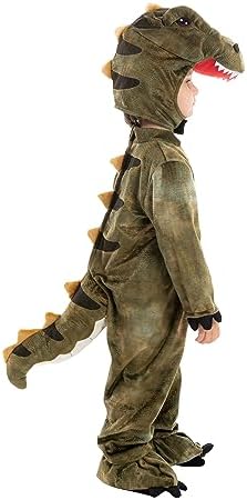 Spooktacular Creations Halloween Realistic T.rex Costume Outfit Dinosaur Jumpsuit with Egg