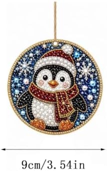 6PCS Christmas Ornaments DIY Pearl Diamond Art Kits for Adult Holiday