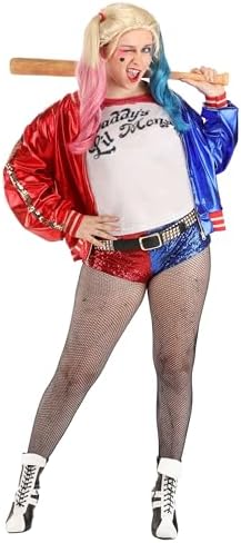Charades womens Suicide Squad Harley Quinn Adult Costume,