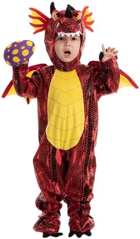 Spooktacular Creations Halloween Dragon Costume Toddler, Dinosaur Costume Kids with Eggs for Baby Halloween Dress Up Party