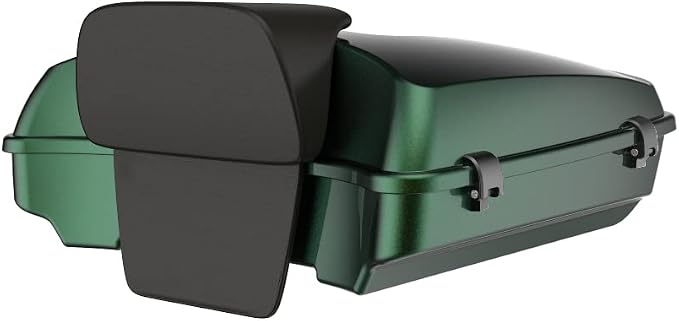 Advanblack Road Glide Tour Trunk Pack Hard Candy Chameleon Razor Tour Trunk Pack Backrest Pad for '97-'25 Harley Touring Road King Street Glide Electra Glide CVO models