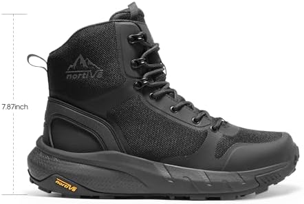 NORTIV 8 Men's Military Tactical Boot Zipper Lightweight