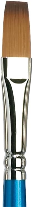 Winsor & Newton Cotman Short Handle Brushes, Set of 4, (Round 2 & 4, Rigger 1, One Stroke 1/4")
