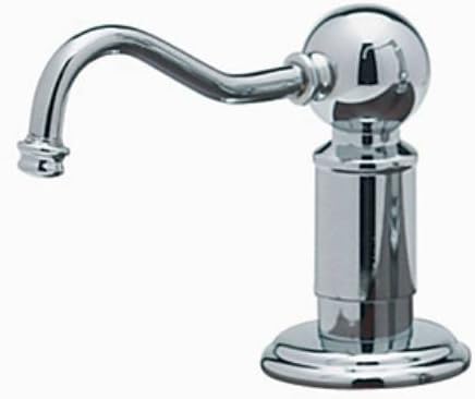 Perrin and Rowe Luxury Soap/Lotion Dispenser with One Touch System Finish: Satin Nickel