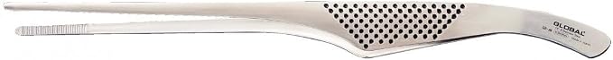 Global Classic Stainless Steel 11.75 Inch Pincet/Utility Tongs