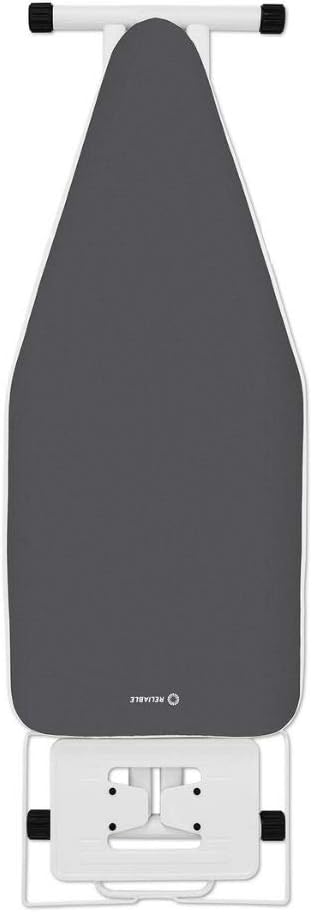 Reliable Ironing Board with Cover, Adjustable Height, Extra-Large Surface | Vera Foam Memory Foam Cover Pad, Tube Frame Construction, Ergonomic Iron Rest, 19” X 47.5” Pressing Surface, Made in Italy