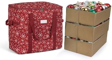 Covermates Adjustable Ornament Storage Bag, 19.25" W x 13" D x 18.5" H