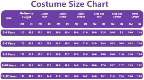 Golden Pop Performer Costume Kids Girls Halloween Costumes Cosplay Outfit