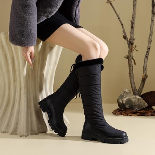 Women's Snow Boots Knee High Warm Winter Shoes