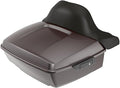 Advanblack Road Glide Tour Trunk Pack Sumatra Brown King Tour Trunk Pack Luggage +Wrap-Around Backrest Pad for '97-'25 Harley Touring Road King Street Glide Electra Glide CVO models