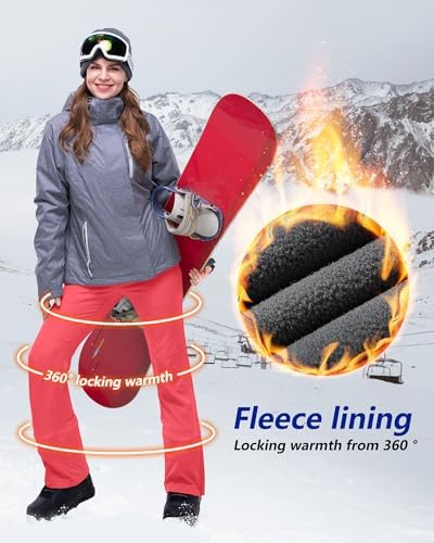 33,000ft Women's Snow Pants Ski Insulated Snowboard Winter Waterproof Warm