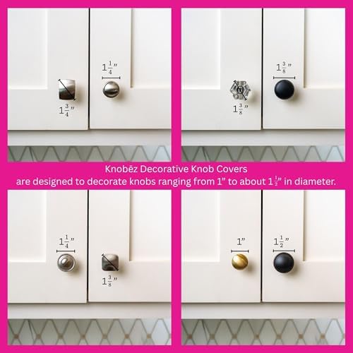 Knobēz 8pk Snowman Decorative Knob Covers - Christmas Cabinet Hardware