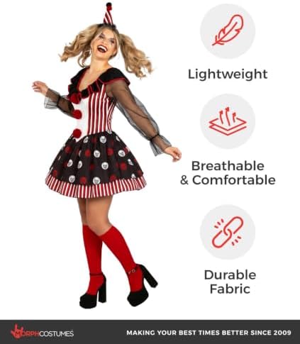 Morph, Clown Costume Women, Halloween Costumes for Women