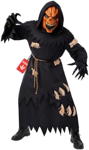 Morph Scary Pumpkin Costume Adult, Halloween Costumes for Men