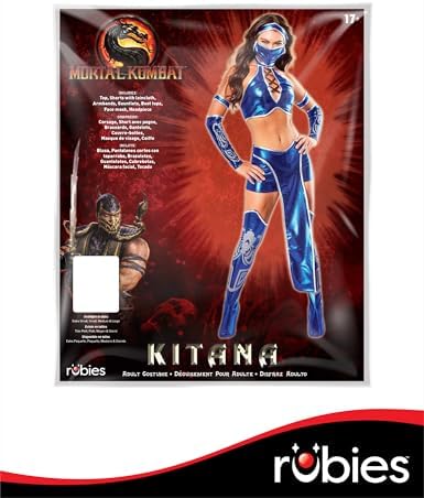 Secret Wishes Womens Kitana Mortal Kombat Costume