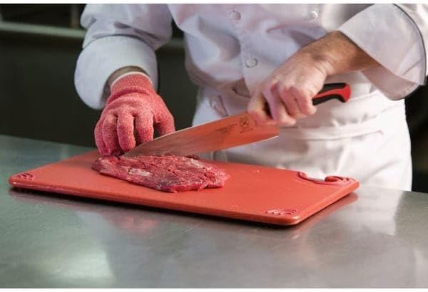 San Jamar Cutting Board,18x24 in,Red CBG182412RDGR - 1 Each