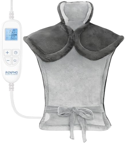 RENPHO Neck and Shoulder Heating Pad, Christmas Gift for Women Men