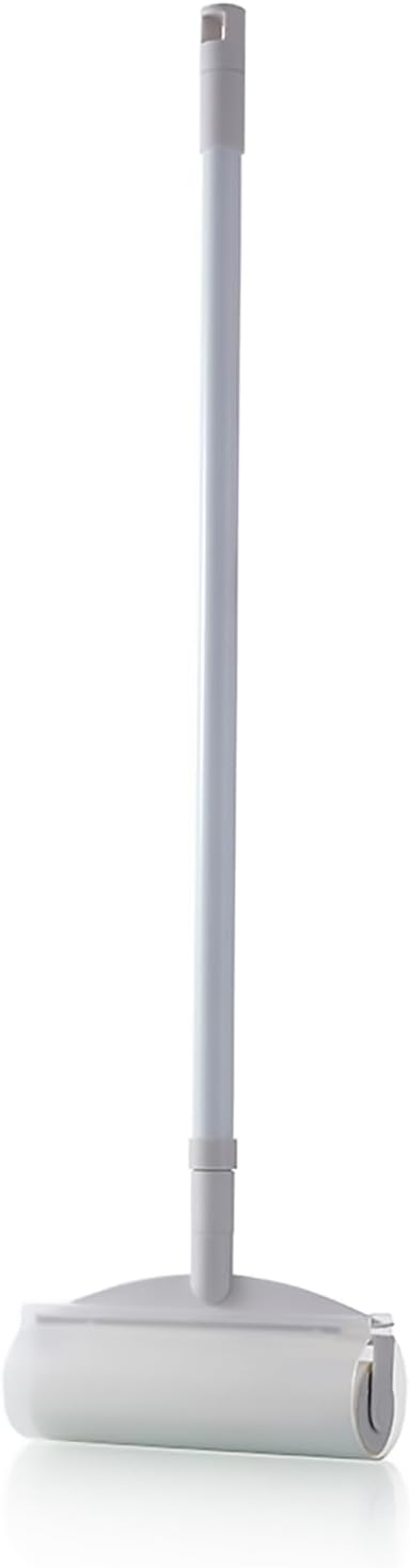 ZJchao Washable Pet Hair Remover Roller with Extra- Handle – Reusable Dryer Sheets for Floors, Carpets, Furniture, Traps, & Pet Hair (Compatible with Most Hard & Carpeted Surfaces)