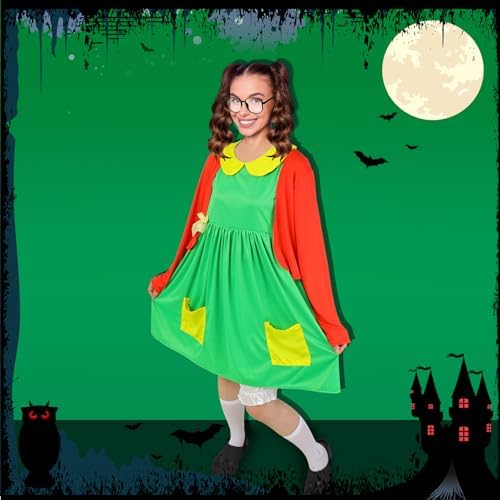 Panitay 7 Pcs Women's Halloween Comedy Costume Outfits