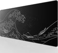 KTRIO Large Gaming Mouse Pad, Desk Mat, 31.5 x 15.7 in, Kanagawa Wave, XXL