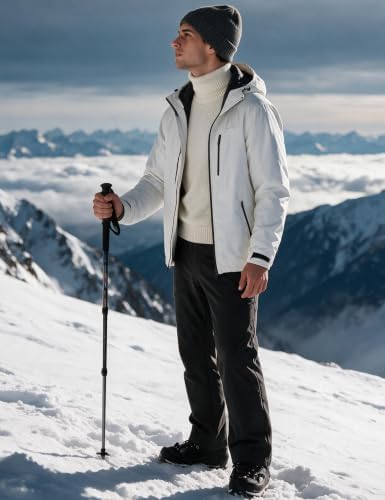wantdo Men's Fleece Lined Pants Insulated Softshell Ski Snow Hiking Pant