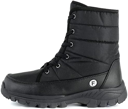 Men's Warm Winter Snow Boots Unisex Shoes Outdoor Anti-Slip Lightweight Cold Weather Boots