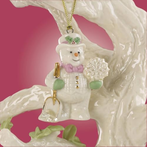 Lenox Snow Pals Christmas Snowman Hangable Mini Ornament Set 12-Piece