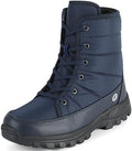 Men's Warm Winter Snow Boots Unisex Shoes Outdoor Anti-Slip Lightweight Cold Weather Boots